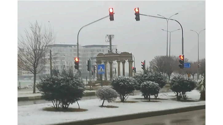 Araban’a kar yağışı çiftçilerin yüzünü güldürdü