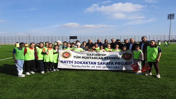 Gaziantep’te 'Haydi sokaktan sahaya' projesi ile geleceğin futbolcuları yetiştirilecek