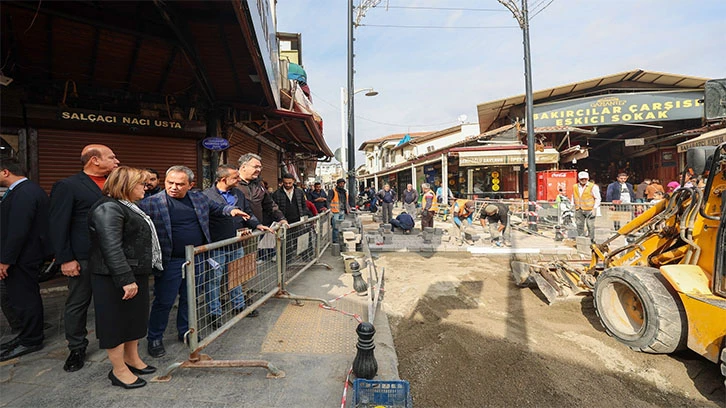 Karagöz-Eskisaray caddeleri yeni çehresine kavuşuyor