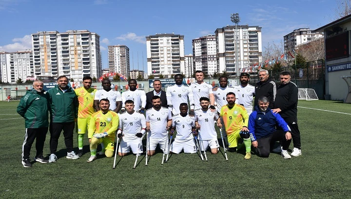 ŞAHİNBEY AMPUTE BİR ENGELİ DAHA AŞTI 2-1