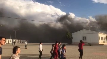 Gaziantep’te trafo yangını geçici barınma merkezine sıçradı