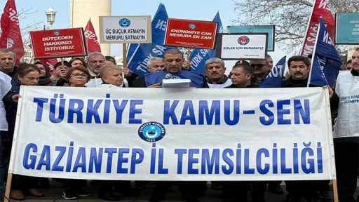 TÜRKİYE KAMU SEN GAZİANTEP TEMSİCİLİĞİ MAAŞ ZAMLARINI PROTESTO ETTİ